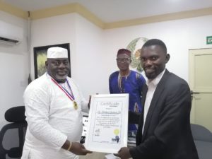 Recognition: Youth Partnership for African Development (YOUPAS) award LASBCA G.M