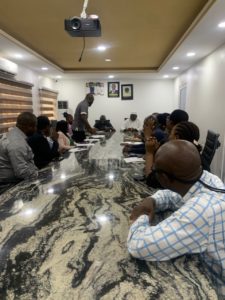 Courtesy Visit: LASBCA Receives Members of Nigeria Institute of Architects, Ikeja Branch