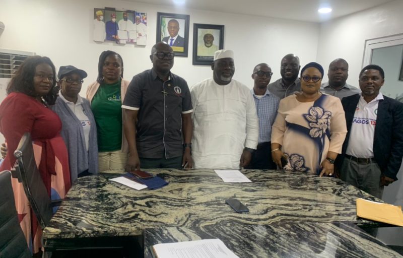 Courtesy Visit: LASBCA Receives Members of Nigeria Institute of Architects, Ikeja Branch