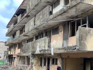 LASBCA DEMOLISHES  CRITICALLY DISTRESSED BUILDING IN AMUWO-ODOFIN