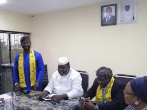 SA Special Duties, Hon. Ogunlende pays Courtesy visit to Lasbca